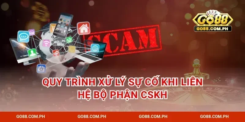 Quy trình xử lý sự cố khi liên hệ bộ phận CSKH